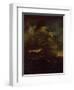 Two Vessels in a Storm-Francesco Guardi-Framed Giclee Print