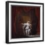 Two Vestal Virgins (Panel)-Nicolaes Verkolje-Framed Giclee Print