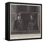 Two Veteran Statesmen, a Scene During the Chinese Viceroy's German Tour-null-Framed Stretched Canvas