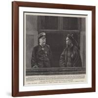 Two Veteran Statesmen, a Scene During the Chinese Viceroy's German Tour-null-Framed Giclee Print