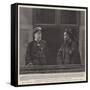 Two Veteran Statesmen, a Scene During the Chinese Viceroy's German Tour-null-Framed Stretched Canvas