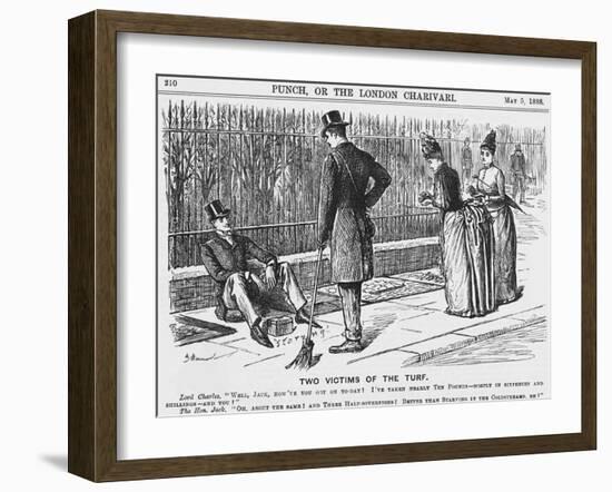 Two Victims of the Turf, 1888-George Du Maurier-Framed Giclee Print