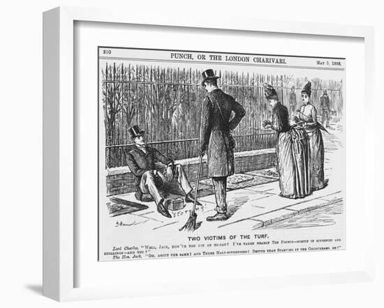 Two Victims of the Turf, 1888-George Du Maurier-Framed Giclee Print