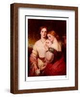 Two Victorian Beauties-Charles Baxter-Framed Art Print