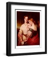 Two Victorian Beauties-Charles Baxter-Framed Art Print