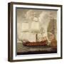 Two Views of East Indiaman of Time of King William Iii, Ca 1685-Isaac Sailmaker-Framed Giclee Print