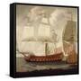 Two Views of East Indiaman of Time of King William Iii, Ca 1685-Isaac Sailmaker-Framed Stretched Canvas