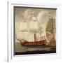 Two Views of East Indiaman of Time of King William Iii, Ca 1685-Isaac Sailmaker-Framed Giclee Print