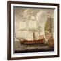 Two Views of East Indiaman of Time of King William Iii, Ca 1685-Isaac Sailmaker-Framed Giclee Print