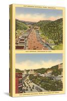 Two Views of Hot Springs, Arkansas-null-Stretched Canvas