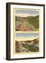 Two Views of Hot Springs, Arkansas-null-Framed Art Print