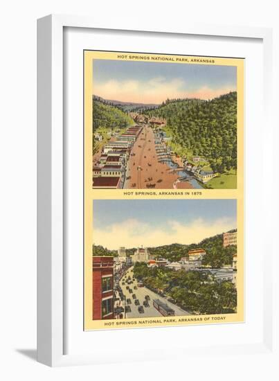 Two Views of Hot Springs, Arkansas-null-Framed Art Print