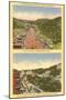 Two Views of Hot Springs, Arkansas-null-Mounted Art Print