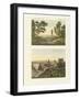 Two Views of Paris-null-Framed Giclee Print