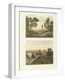 Two Views of Paris-null-Framed Giclee Print