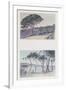 Two Views of Ste Maxime-null-Framed Giclee Print