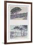 Two Views of Ste Maxime-null-Framed Giclee Print