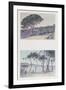 Two Views of Ste Maxime-null-Framed Giclee Print