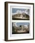 Two Views of the Bank of England, City of London, 1814-J Pass-Framed Giclee Print