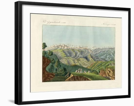 Two Views of the Himalayas-null-Framed Giclee Print