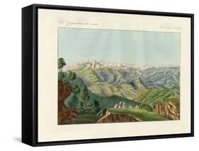 Two Views of the Himalayas-null-Framed Stretched Canvas