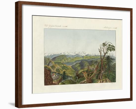 Two Views of the Himalayas-null-Framed Giclee Print