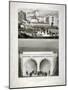 Two Views of the Thames Tunnel, Commemorating the Visit by Queen Victoria, London, 1843-T Brandon-Mounted Giclee Print