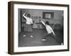 Two Waafs Fencing for Recreation During World War Ii-Robert Hunt-Framed Photographic Print