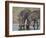 Two Warthog (Phacochoerus Aethiopicus) at a Water Hole-James Hager-Framed Photographic Print