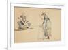 Two Washerwomen-Eugene Louis Boudin-Framed Giclee Print