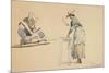 Two Washerwomen-Eugene Louis Boudin-Mounted Giclee Print