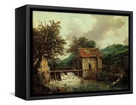 Two Watermills, 1650-1652-Jacob Ruysdael-Framed Stretched Canvas