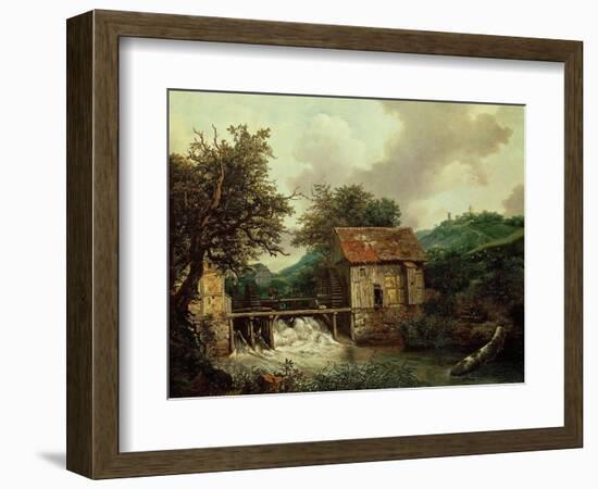 Two Watermills, 1650-1652-Jacob Ruysdael-Framed Giclee Print