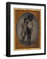 Two Western Pals-null-Framed Art Print