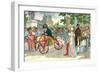 Two- Wheeled Célérifère under the Directory-Eugene Courboin-Framed Giclee Print