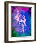 Two White Ballerinas Watercolor-Irina March-Framed Art Print