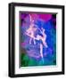 Two White Ballerinas Watercolor-Irina March-Framed Art Print