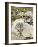 Two White Dresses, 1911-John Singer Sargent-Framed Giclee Print