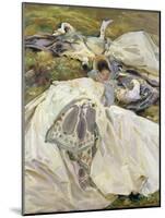 Two White Dresses, 1911-John Singer Sargent-Mounted Giclee Print