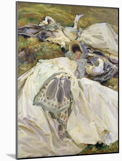 Two White Dresses, 1911-John Singer Sargent-Mounted Giclee Print