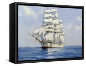 Two White Ships, the 'Bangalore', 2003-James Brereton-Framed Stretched Canvas