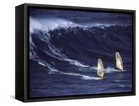 Two Windsurfers-null-Framed Stretched Canvas