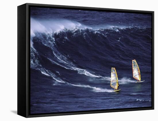 Two Windsurfers-null-Framed Stretched Canvas