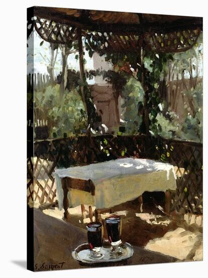 Two Wine Glasses, 1874-John Singer Sargent-Stretched Canvas