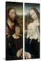 Two Wings of a Triptych with the Donor, Thomas Isaacq-Master of the Magdalen Legend-Stretched Canvas