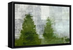 Two Winter Trees 2-Peter Roux-Framed Stretched Canvas