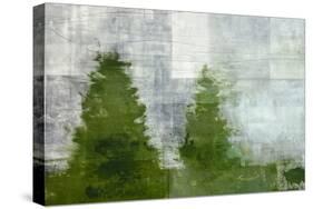 Two Winter Trees 2-Peter Roux-Stretched Canvas