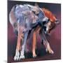 Two Wolves, 2001-Mark Adlington-Mounted Giclee Print