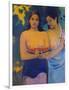 Two Woman from Tahiti, 1899-Paul Gauguin-Framed Giclee Print