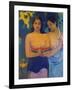 Two Woman from Tahiti, 1899-Paul Gauguin-Framed Giclee Print